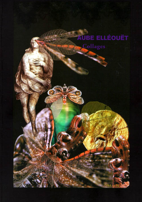 Aube Elleouet - Collages: Le jeu de l'aube a tire-d'aile - 2012 softbound gallery exhibition catalog